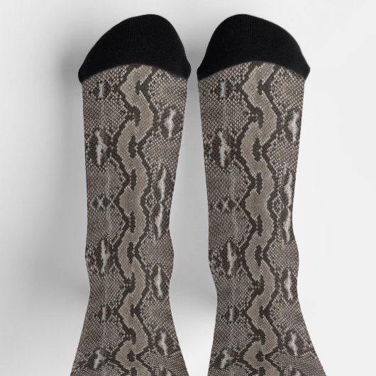 Python Snake Skin Animal Print Sokken (Top)