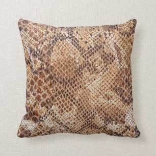 Python Snake Skin Print Kussen