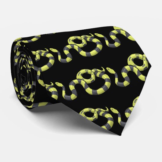 Python Snake Stropdas (Opgerold)