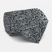 Python Snakeskin-patroon op een Stropdas (Opgerold)