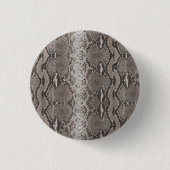 Python Snakeskin Print Ronde Button 3,2 Cm (Voorkant)