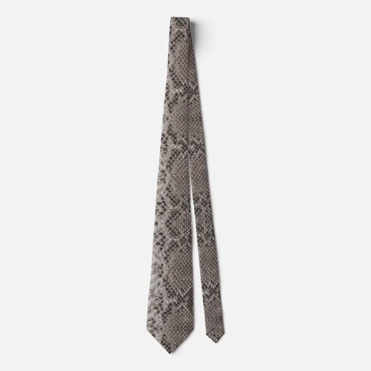 Python Snakeskin Print Stropdas (Voorkant)