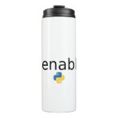 Python Vuilnisman Thermosbeker (Voorkant)