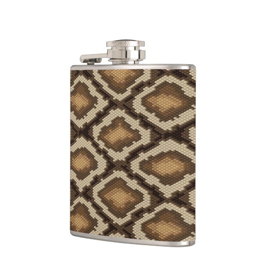 Pythonslang huidpatroon 2 heupfles (Links)