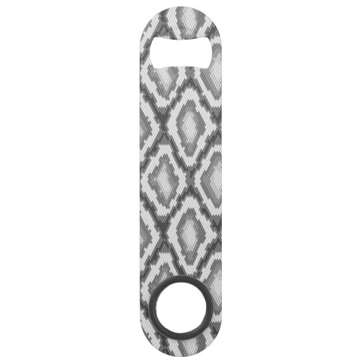 Pythonslang huidpatroon speed flessenopener (Voorkant)