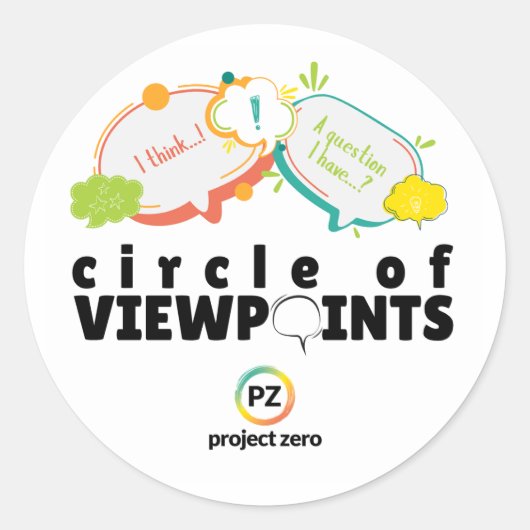 PZ Circle of Viewpoints Sticker (Voorkant)