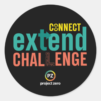 PZ Connect, Extend, Challenge Sticker