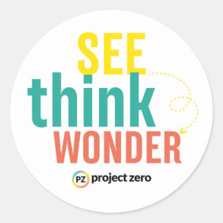 PZ See, Think, Wonder Sticker