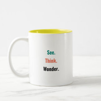 PZ "Zie. Denk. Verwonder." Mok