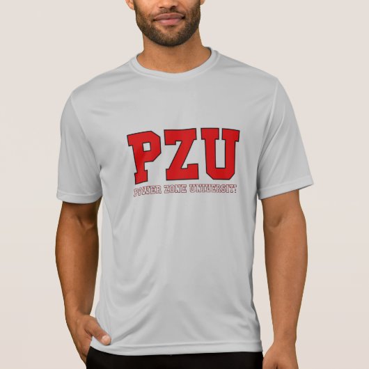 PZU - Le T-shirt gris 2 des hommes (Devant)