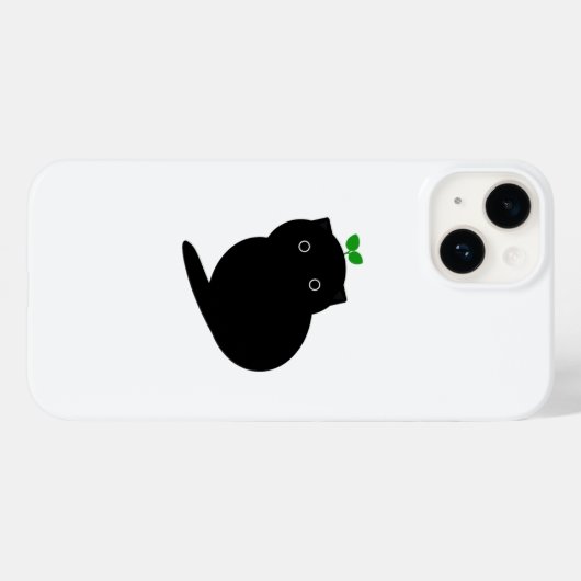 Q Cat Case-Mate iPhone Case (Achterkant (horizontaal))