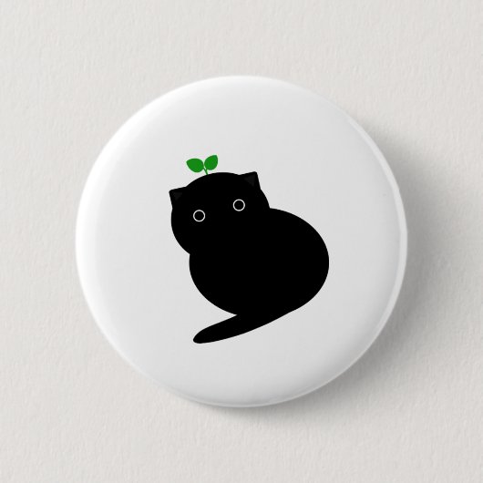 Q Cat Ronde Button 5,7 Cm (Voorkant)