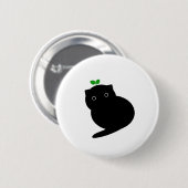 Q Cat Ronde Button 5,7 Cm (Voorkant /achterkant)