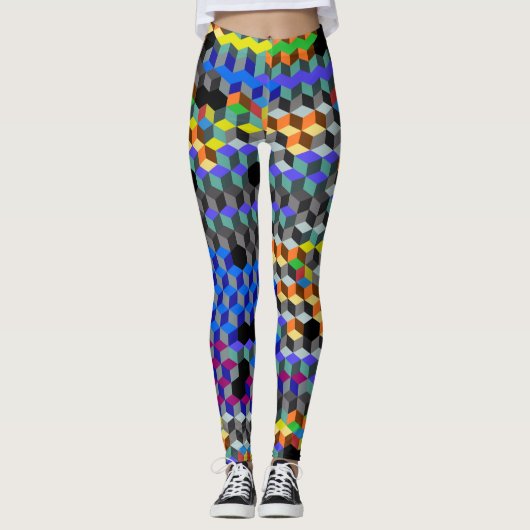 Q Cubes Leggings (Voorkant)