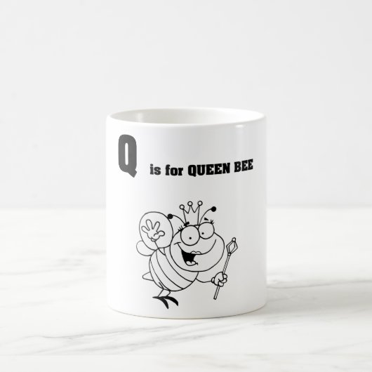 Q est pour Queen Bee Mug (Centre)