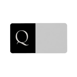 "Q" Initiaal Eigen label