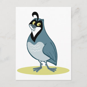 Q is voor Quail Briefkaart