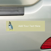 Q is voor Quail Bumpersticker (Op auto)
