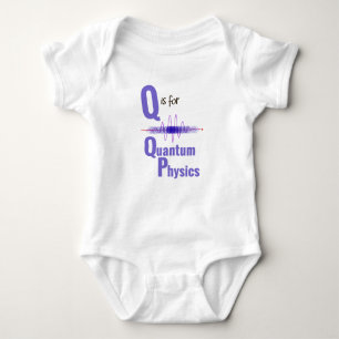 Q is voor Quantum Physics Cute Science Design Romper