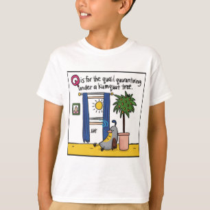 Q is voor Quarantining Kind T-shirt
