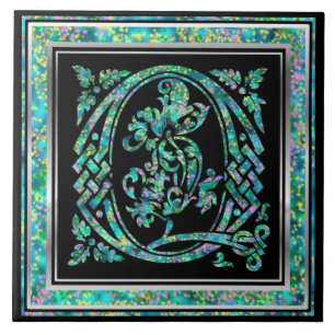 Q Monogramme "Masselle Blue" Carreaux céramiques