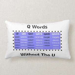 Q Mots sans coussin U lombaire