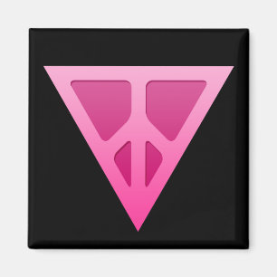 Q-Peace driehoek Square Magnet Magneet