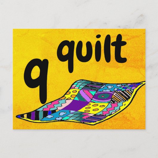 q - quilt flash - kaart (Voorkant)