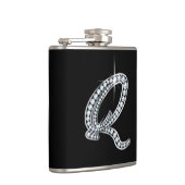 Q Script "Diamond Bling"-fles Heupfles (Rechts)