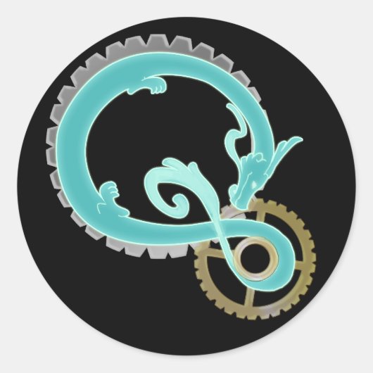 Q-Sticker Ronde Sticker (Voorkant)