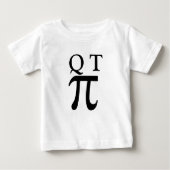 Q T Pi aka Cutie Pie Baby T shirt (Voorkant)