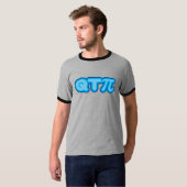 Q T Pi (blues) T-shirt (Voorkant volledig)