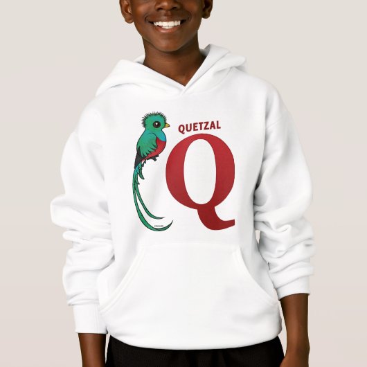 Q voor Quetzal (Voorkant)