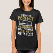 QA Engineering Testing Code Test Quality Assurance T-shirt (Voorkant)