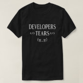QA Quality Assurance Engineer Funny Developers Tea T-shirt (Design voorkant)