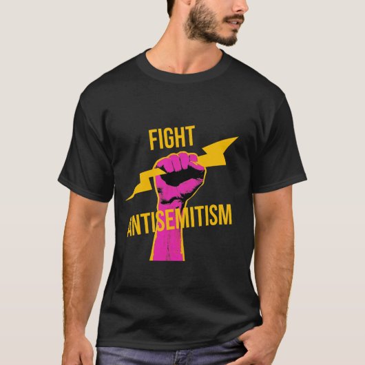QAA Fight Antisemitism T-shirt (Voorkant)