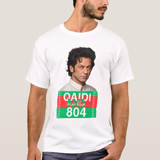 Qaidi No 804 Imran Khan T-Shirt (Voorkant)
