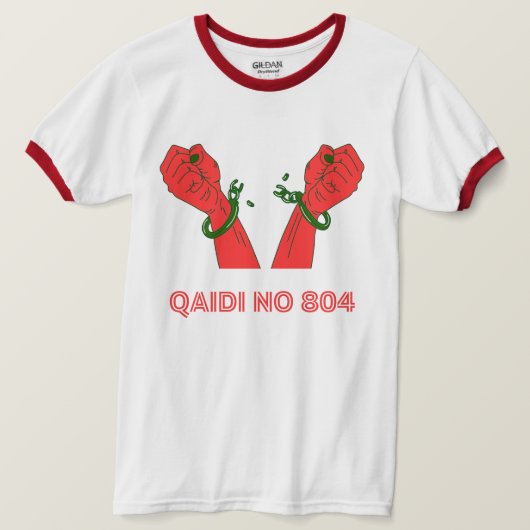 Qaidi No 804 T-shirt (Design voorkant)