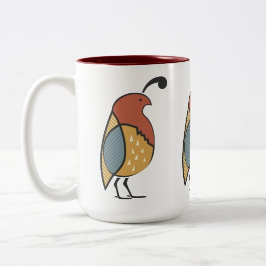 Qail Tweekleurige Koffiemok (Links)