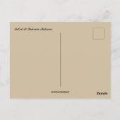 Qal'at Al Bahrain in Bahrein Briefkaart (Achterkant)