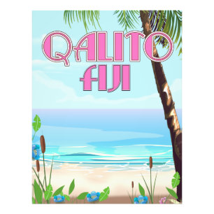 Qalito Fiji-reisposter Foto Afdruk