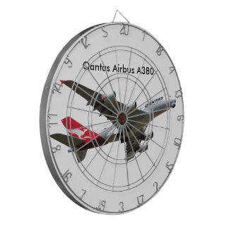 Qantas Airbus A380 Vliegtuig Dartbord