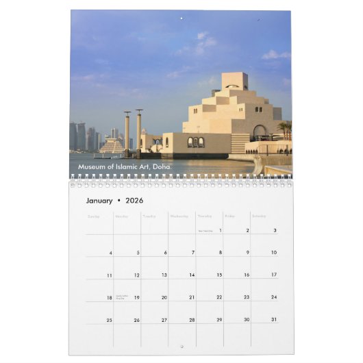Qatar-agenda Kalender (Jan 2026)