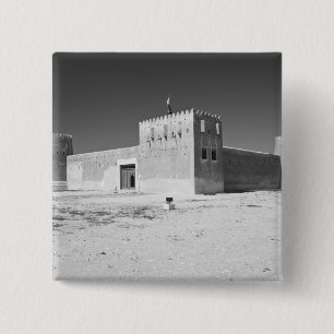 Qatar, Al Zubarah. Al-Zubara Fort (gebouwd in 1938 Vierkante Button 5,1 Cm