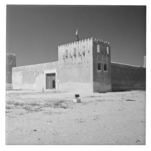 Qatar, Al Zubarah. Fort Al-Zubara (gebouwd in 1938 Tegeltje
