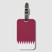 Qatar Bagagelabel (Voorkant (verticaal))