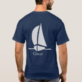 Qatar - Boot T-shirt (Achterkant)