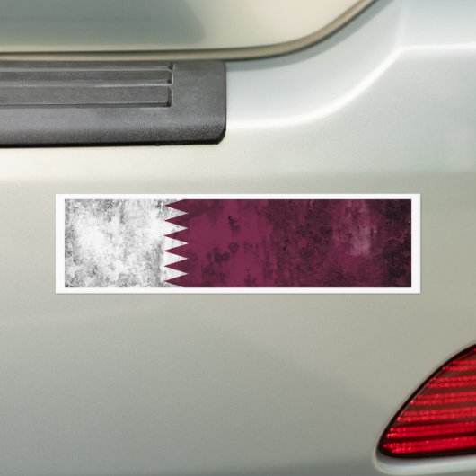 Qatar Bumpersticker (Op auto)