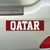 Qatar Bumpersticker (Op auto)