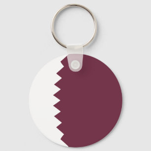 Qatar Fisheye Flag Sleutelhanger